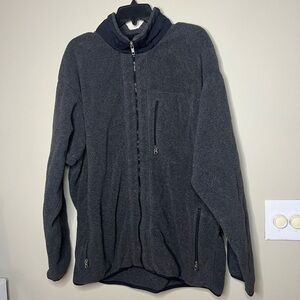 Patagonia Vintage 90s Synchilla Gray Full Zip Men’s Fleece XXL